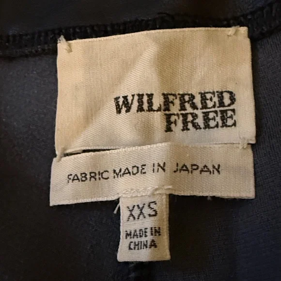 Artizia Wilfred Free Daria Black Faux Leather Leggings. Size XXS. - Picture 5 of 7